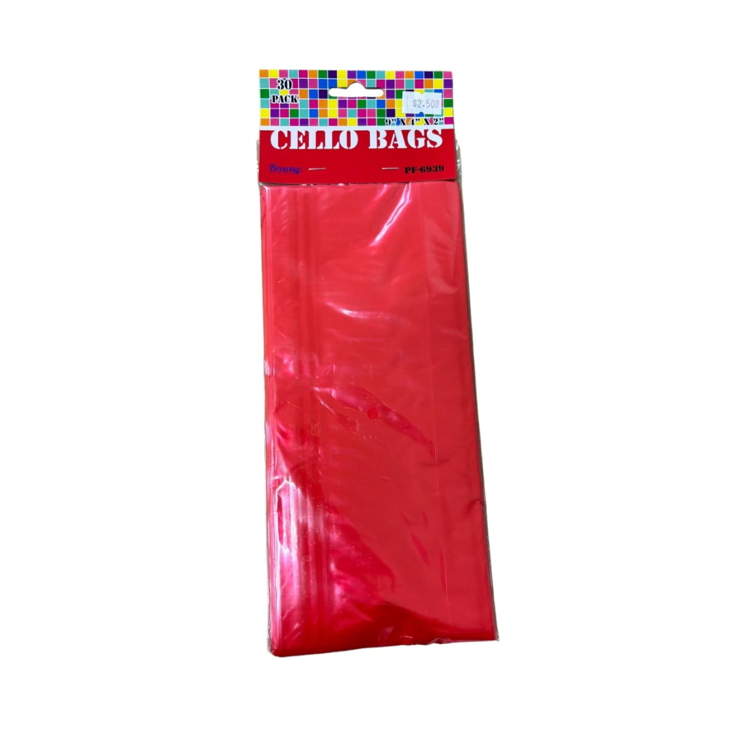 Bolsas 9''x 4 x 2'' (Paquete de 30)