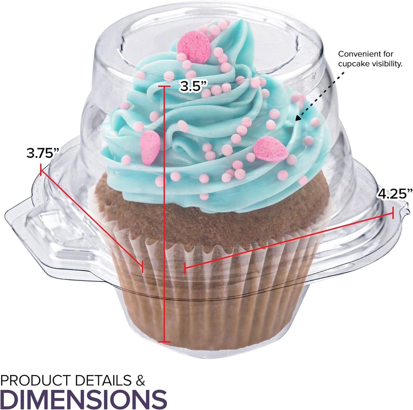 Envase para 1 cupcake