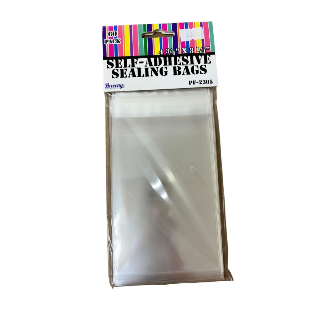 Bolsas 4 3/4'' x 3 1/4'' (Paquete de 60)