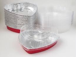 Molde desechable corazon 8''