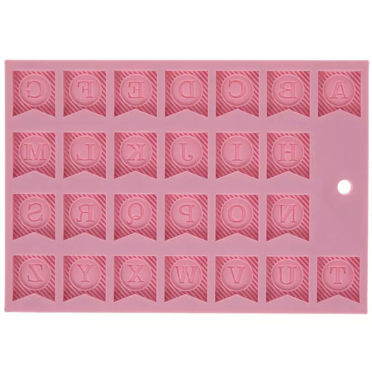 Molde silicón letras