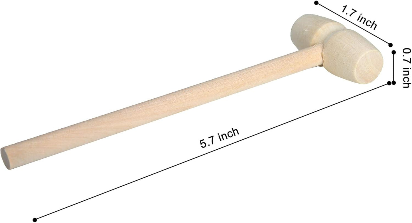 Mini martillos de madera