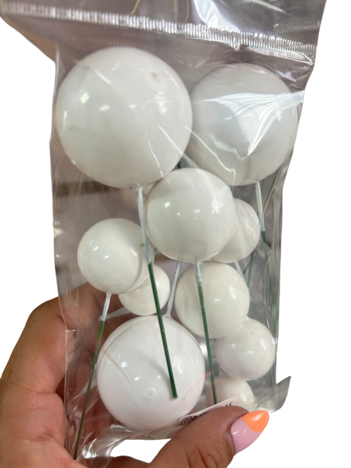 Bolas decorativas para bizcochos.