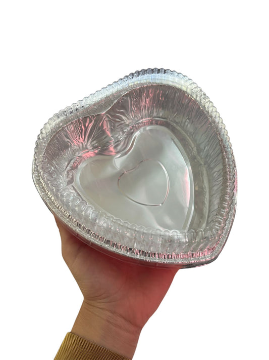 Molde desechable corazon 6''