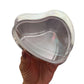 Molde desechable en forma de corazon